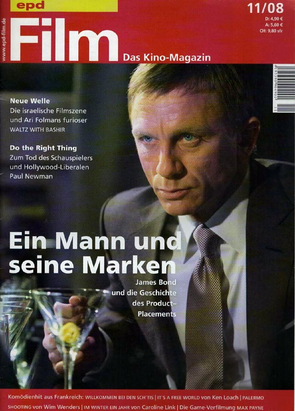 EPD Film Magazin Deutschland 2008-11 Daniel Craig
