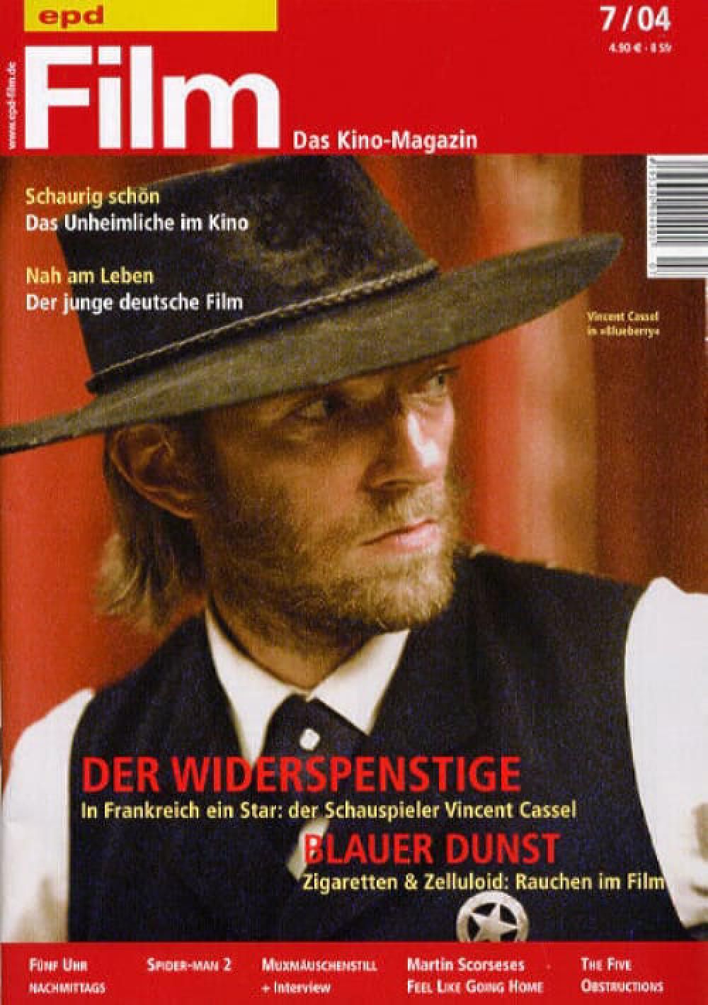 EPD Film Magazin Deutschland 2004-07 Vincent Cassel