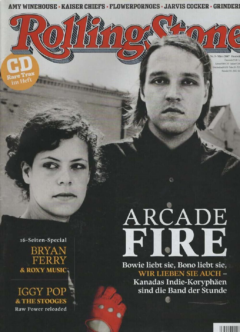 Rolling Stone Magazin Deutschland 2007-03 Arcade Fire