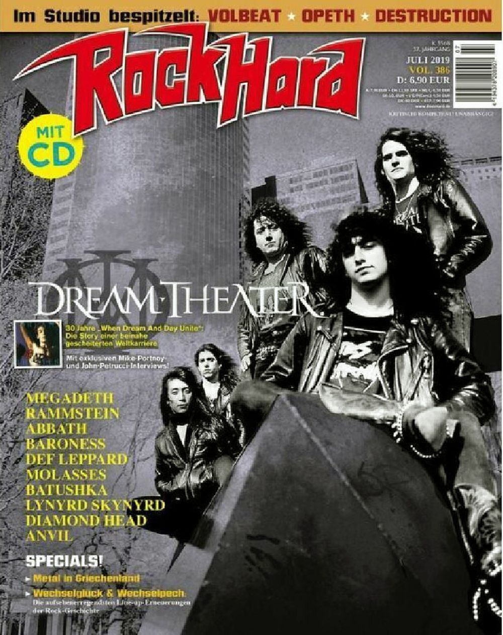 Rock Hard Magazin Deutschland 2019 #386 Dream Theater