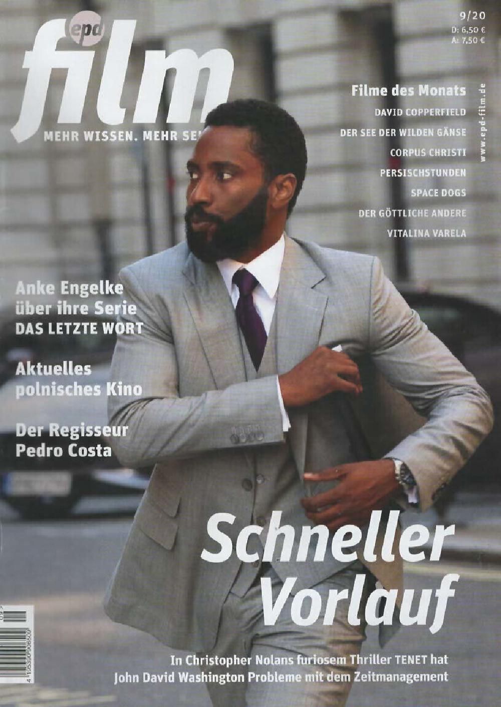 EPD Film Magazin Deutschland 2020-09 John David Washington