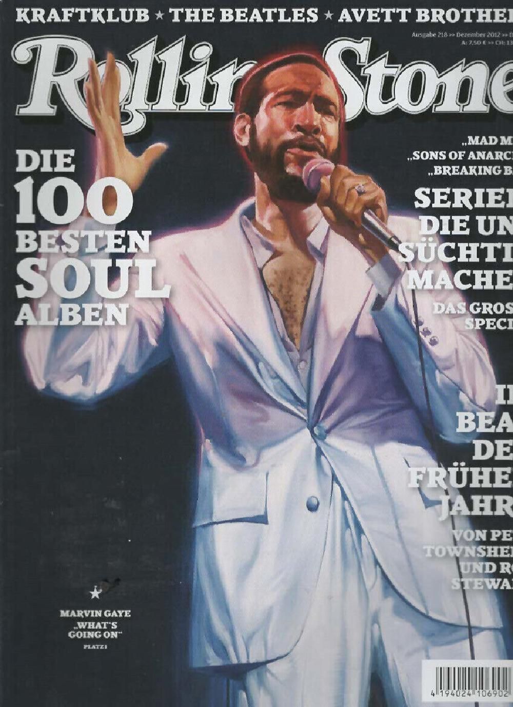 Rolling Stone Magazin Deutschland 2012-12 Marvin Gaye Pete Townshend Rod Stewart #218