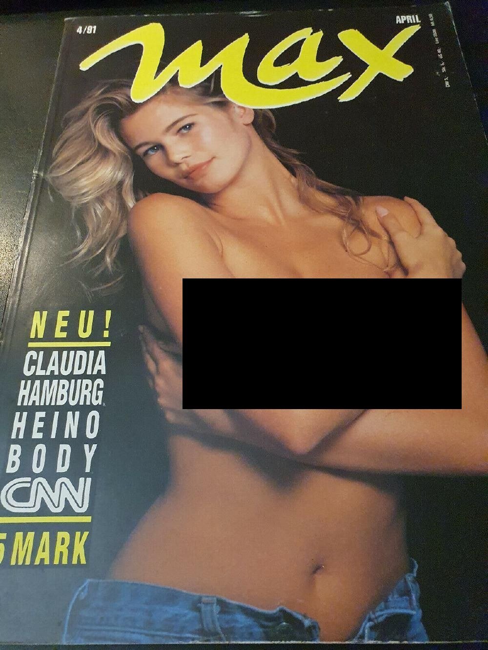 Max Magazin Deutschland 1991-04 Claudia Schiffer