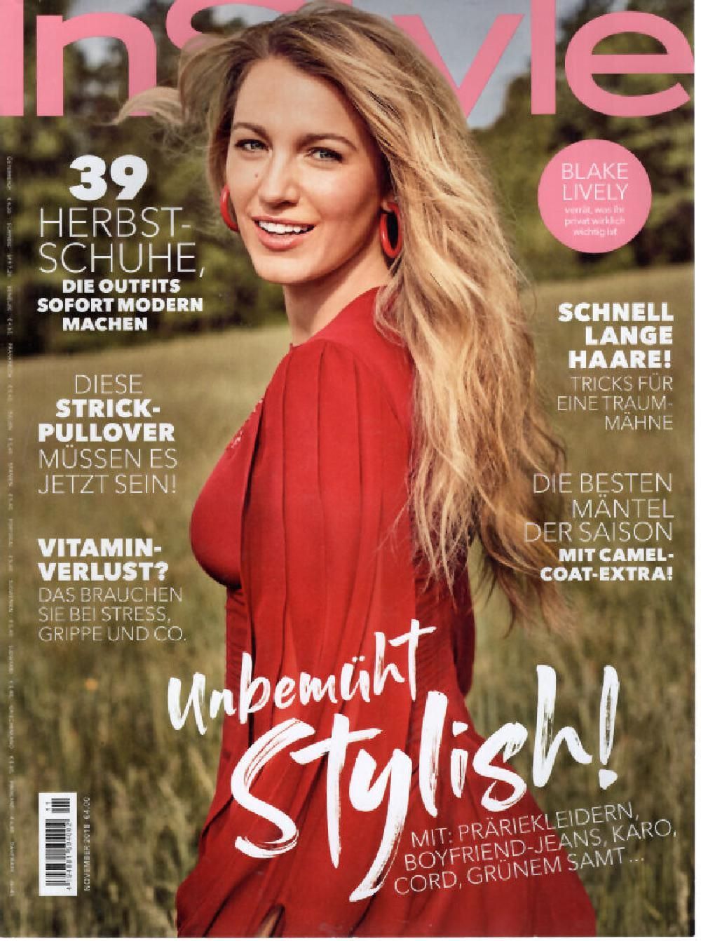InStyle Magazin Deutschland 2018-11 Blake Lively