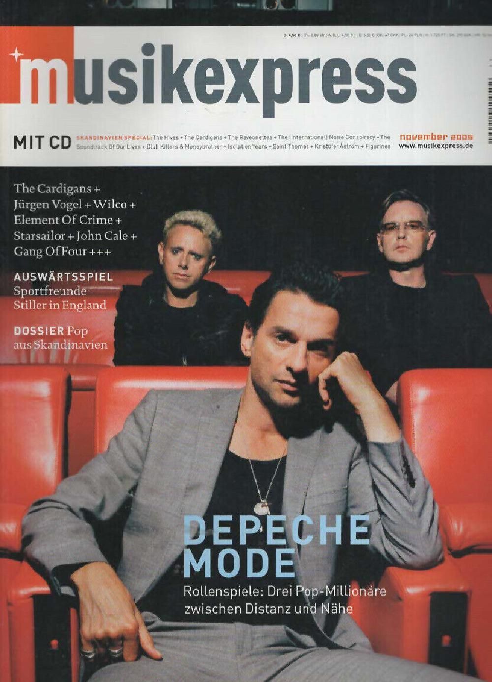 Musikexpress Magazin Deutschland 2005-11 Depeche Mode