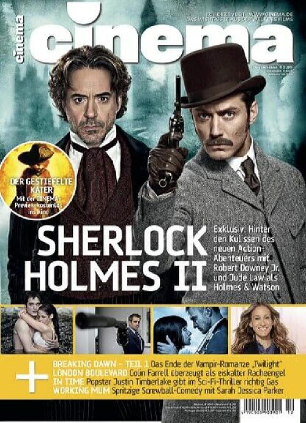 Cinema Magazin Deutschland 2011-12 Robert Downey Jr. Jude Law