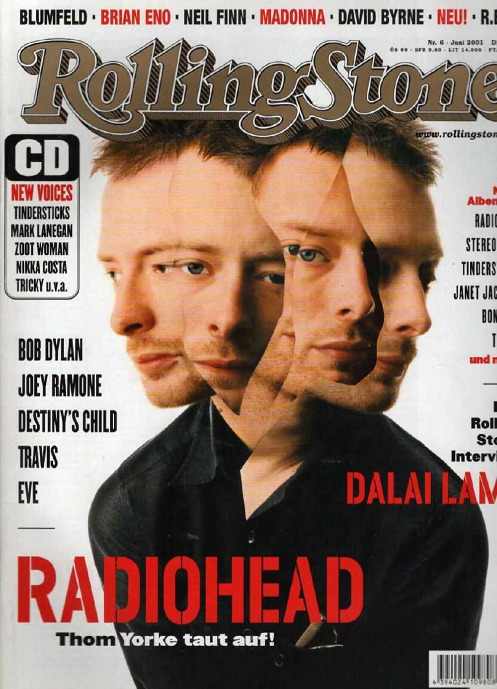 Rolling Stone Magazin Deutschland 2001-06 Thom Yorke Radiohead