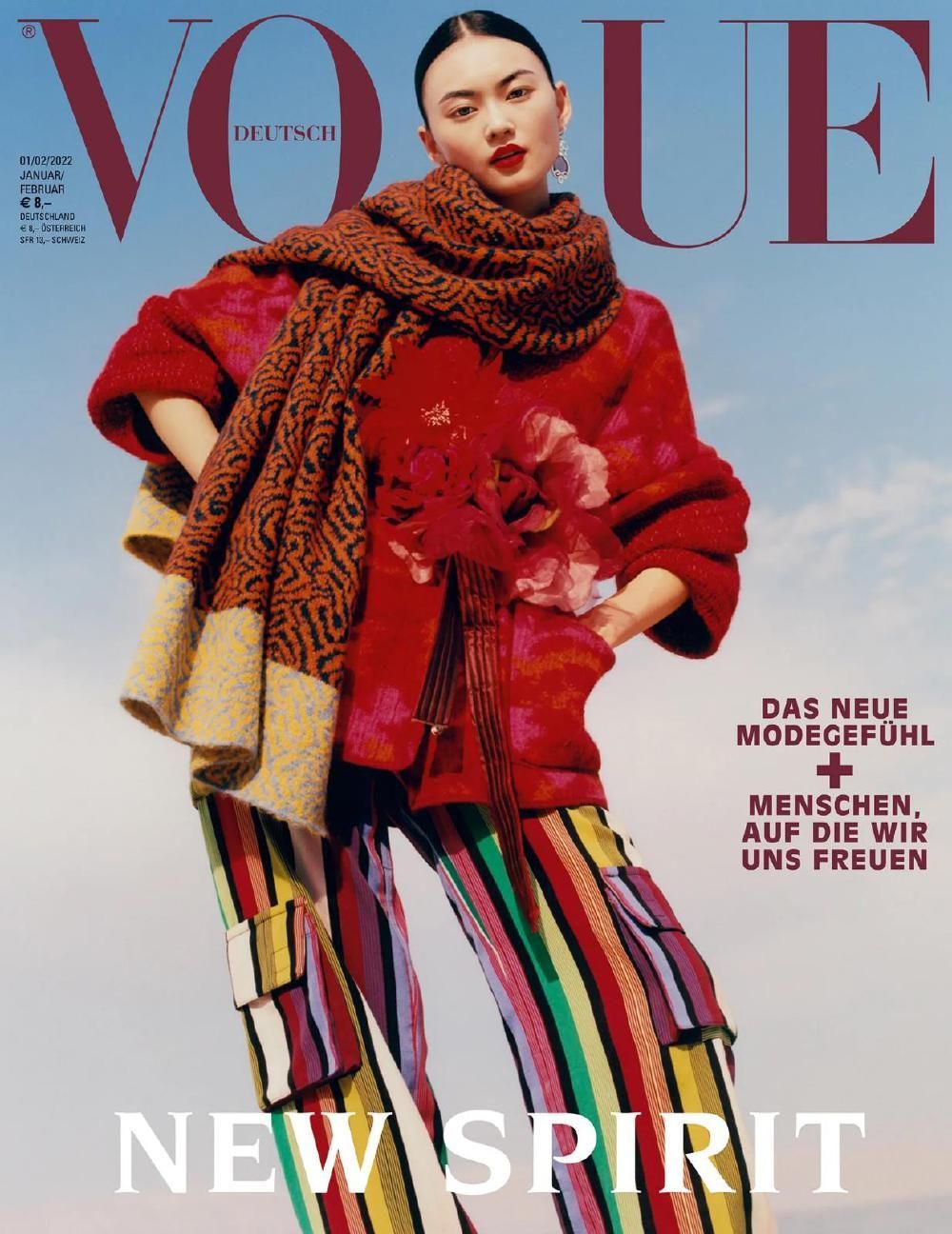 Vogue Magazin Deutschland 2022-01+02 He Cong