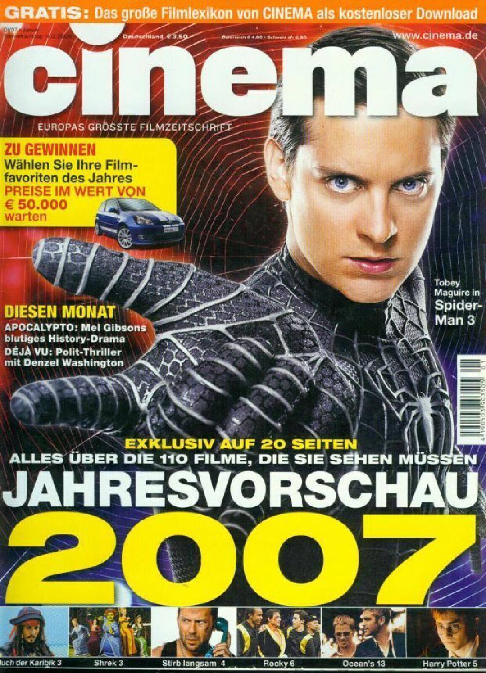 Cinema Magazin Deutschland 2007-01 Toby Maguire