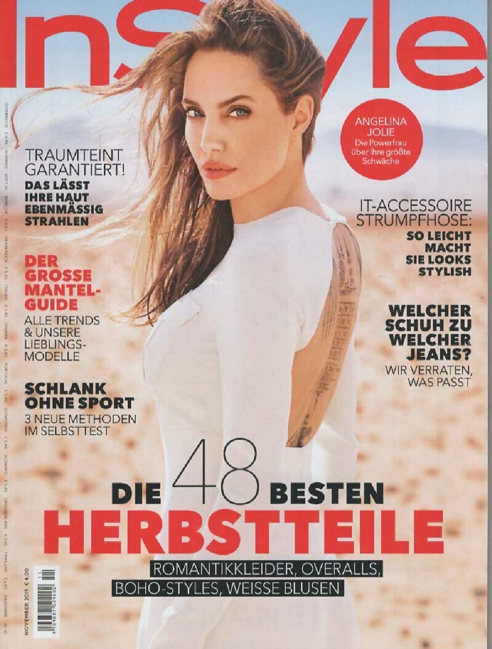 InStyle Magazin Deutschland 2019-11 Angelina Jolie