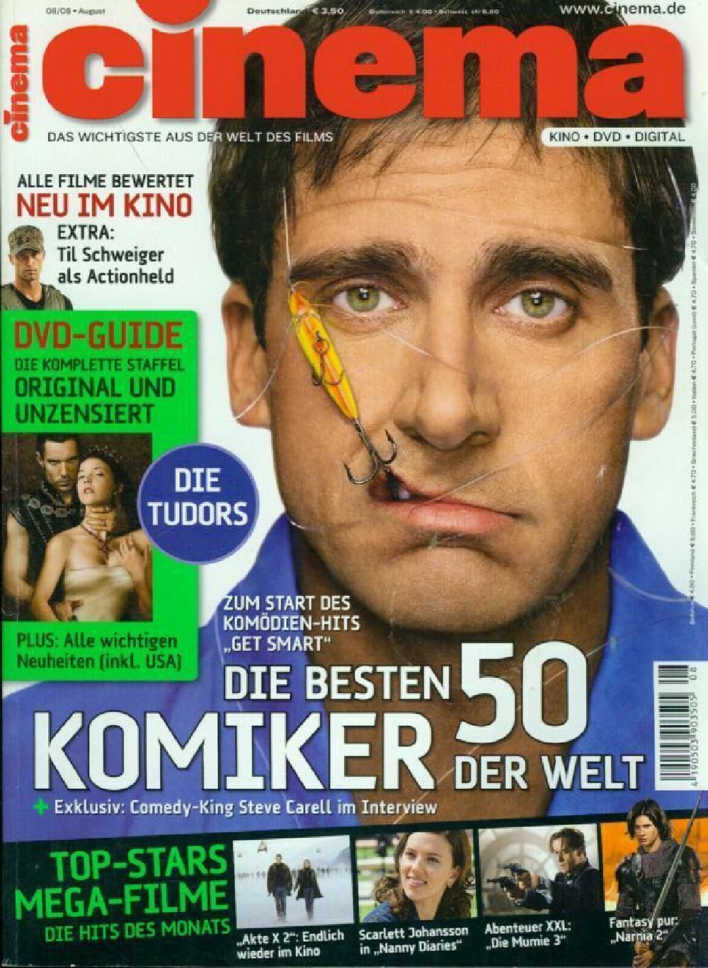 Cinema Magazin Deutschland 2008-08 Steve Carell Scarlett Johansson