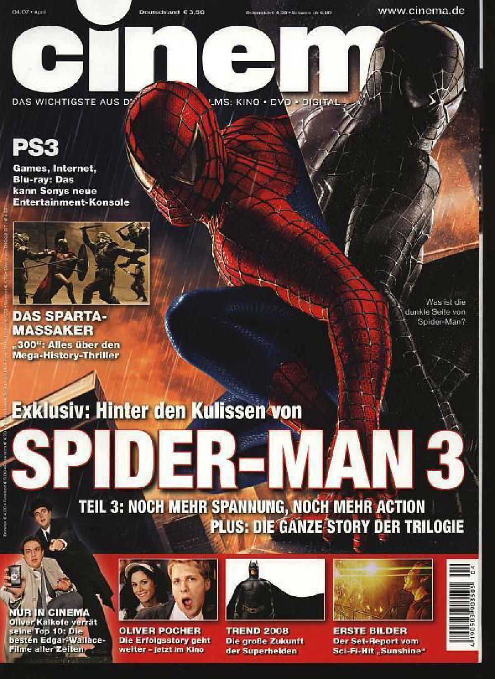 Cinema Magazin Deutschland 2007-04 Spider Man 300
