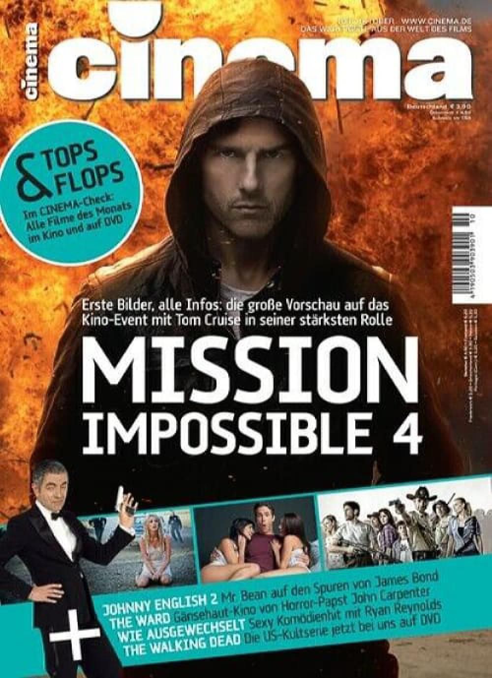 Cinema Magazin Deutschland 2011-10 Tom Cruise Johnny English
