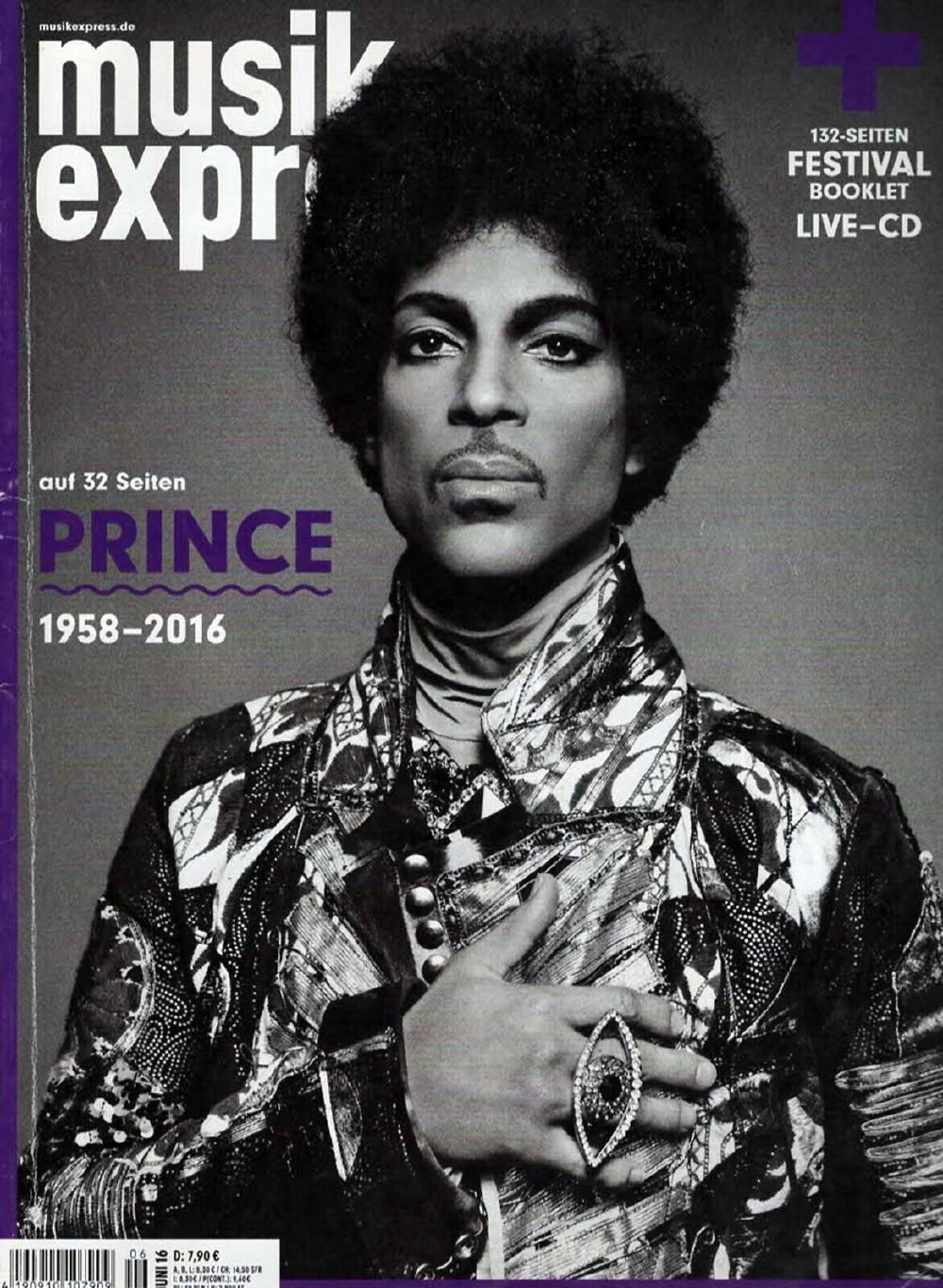 Musikexpress Magazin Deutschland 2016-06 Prince