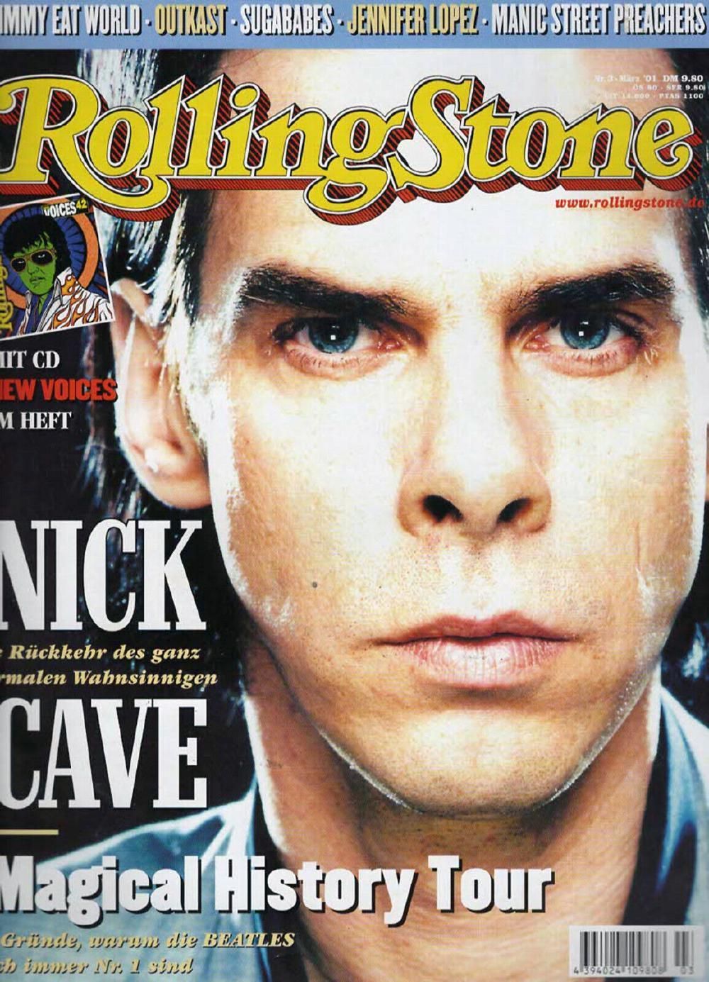 Rolling Stone Magazin Deutschland 2001-03 Nick Cave Jimmy Eat World Outkast