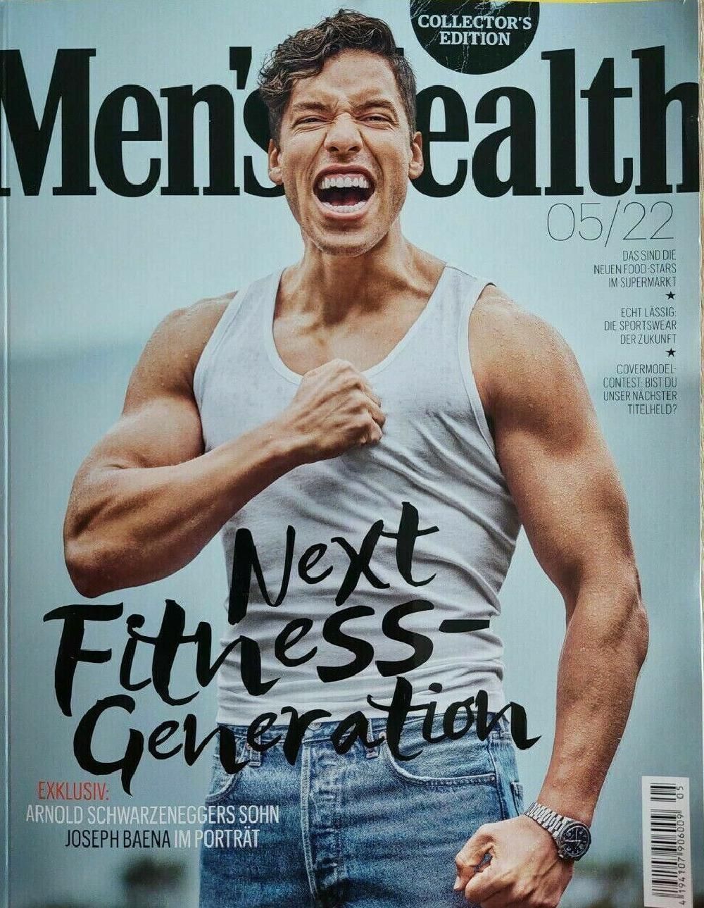 Mens Health Magazin Deutschland 2022-05 Joseph Baena Arnold Schwarzenegger