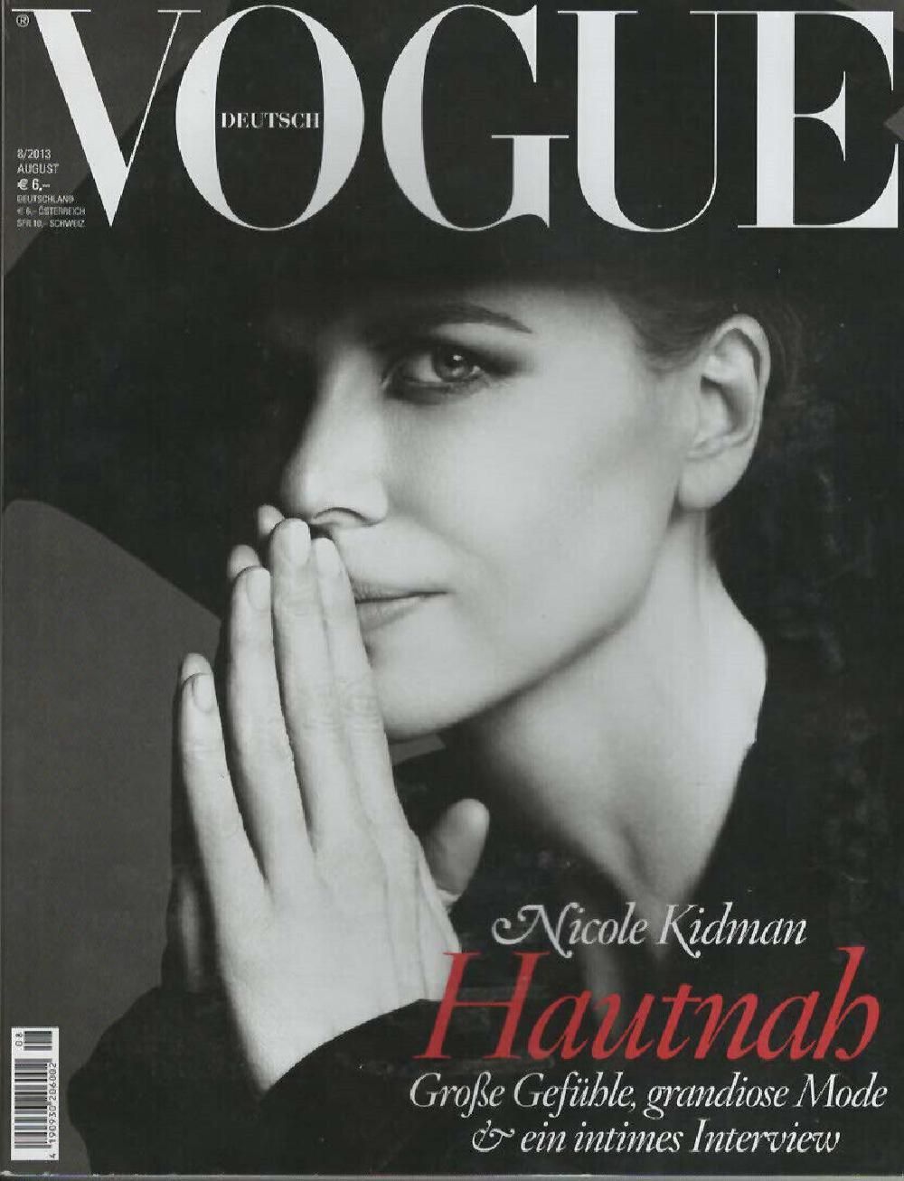 Vogue Magazin Deutschland 2013-08 Nicole Kidman