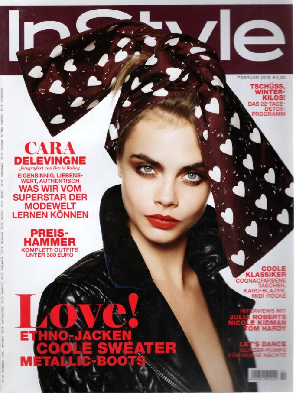 InStyle Magazin Deutschland 2016-02 Cara Delevingne