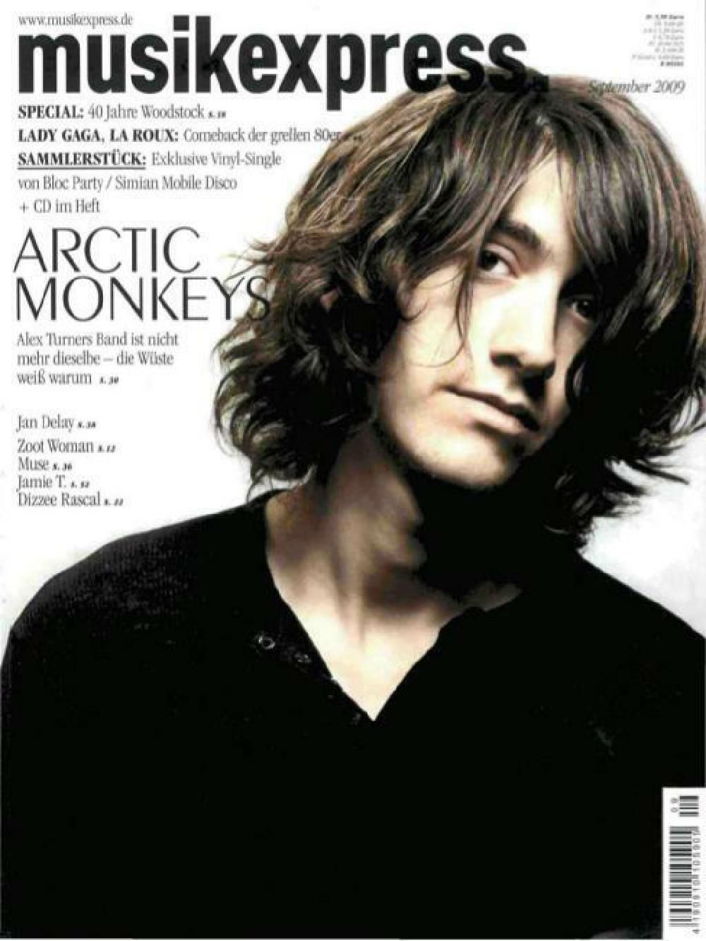Musikexpress Magazin Deutschland 2009-09 Arctic Monkeys Lady Gaga