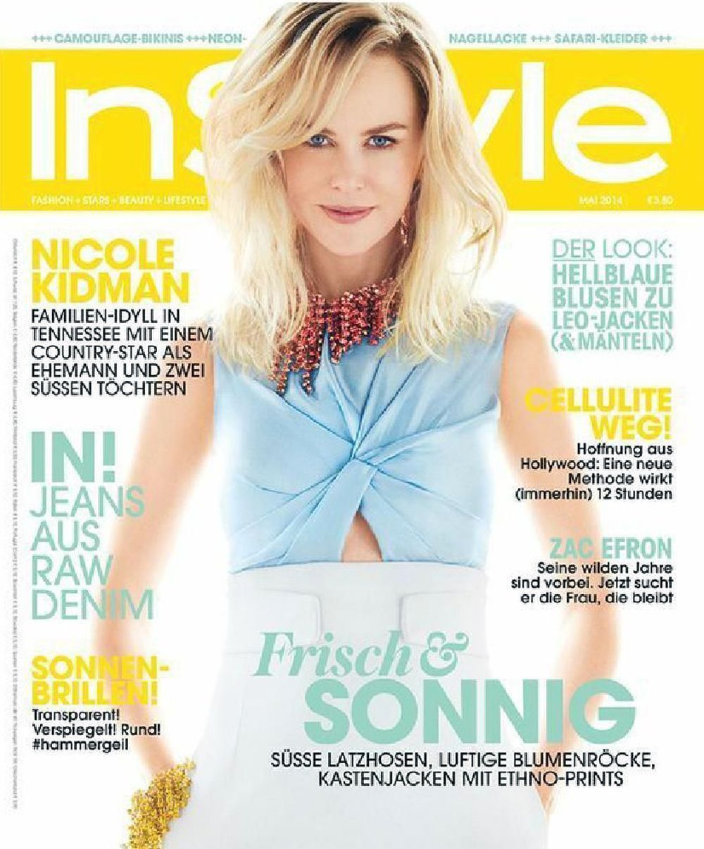 InStyle Magazin Deutschland 2014-05 Nicole Kidman