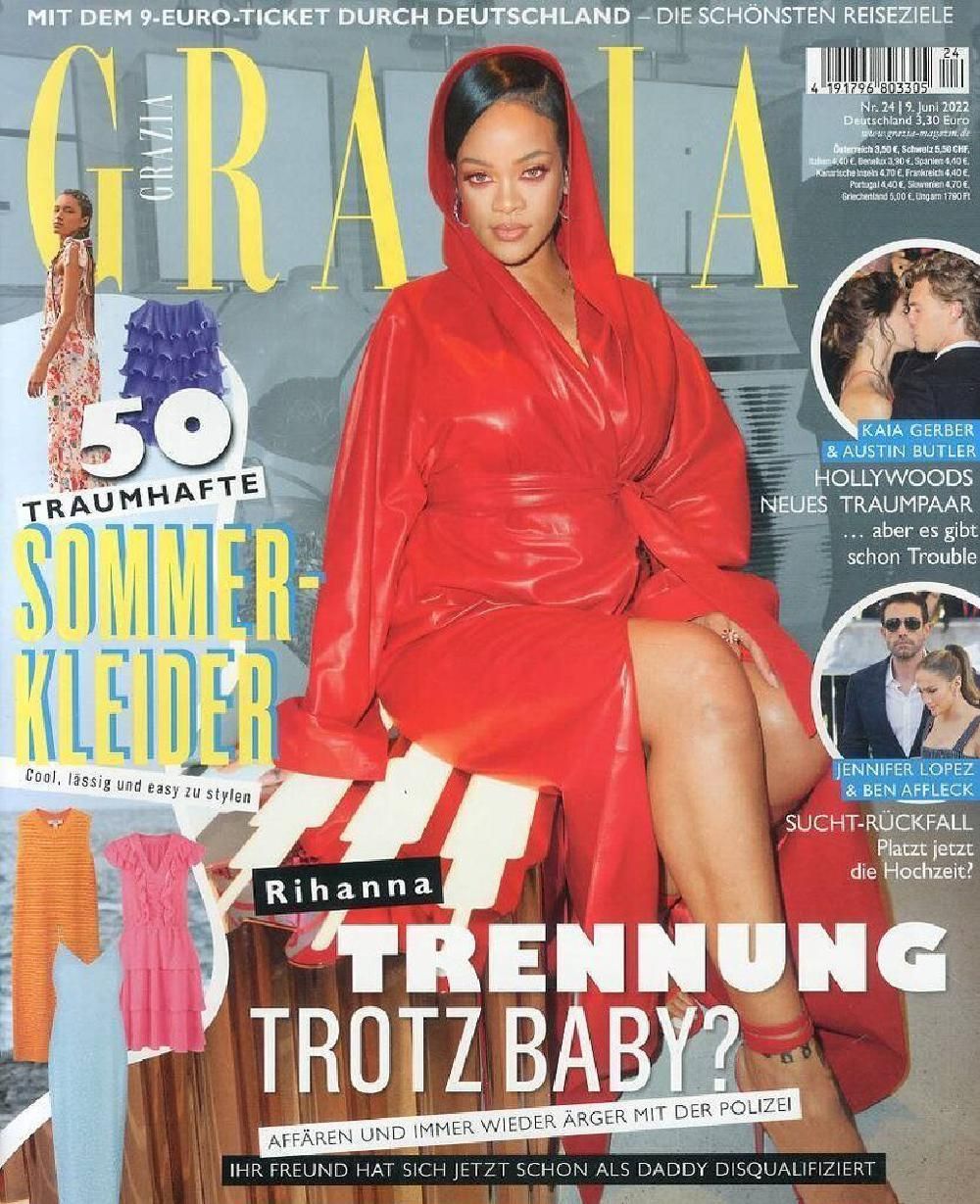 Grazia Magazin Deutschland 2022-24 Rihanna