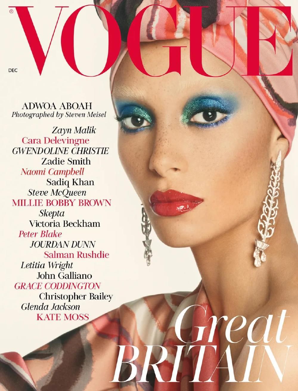 Vogue Magazin UK 2017-12 Adwoa Aboah
