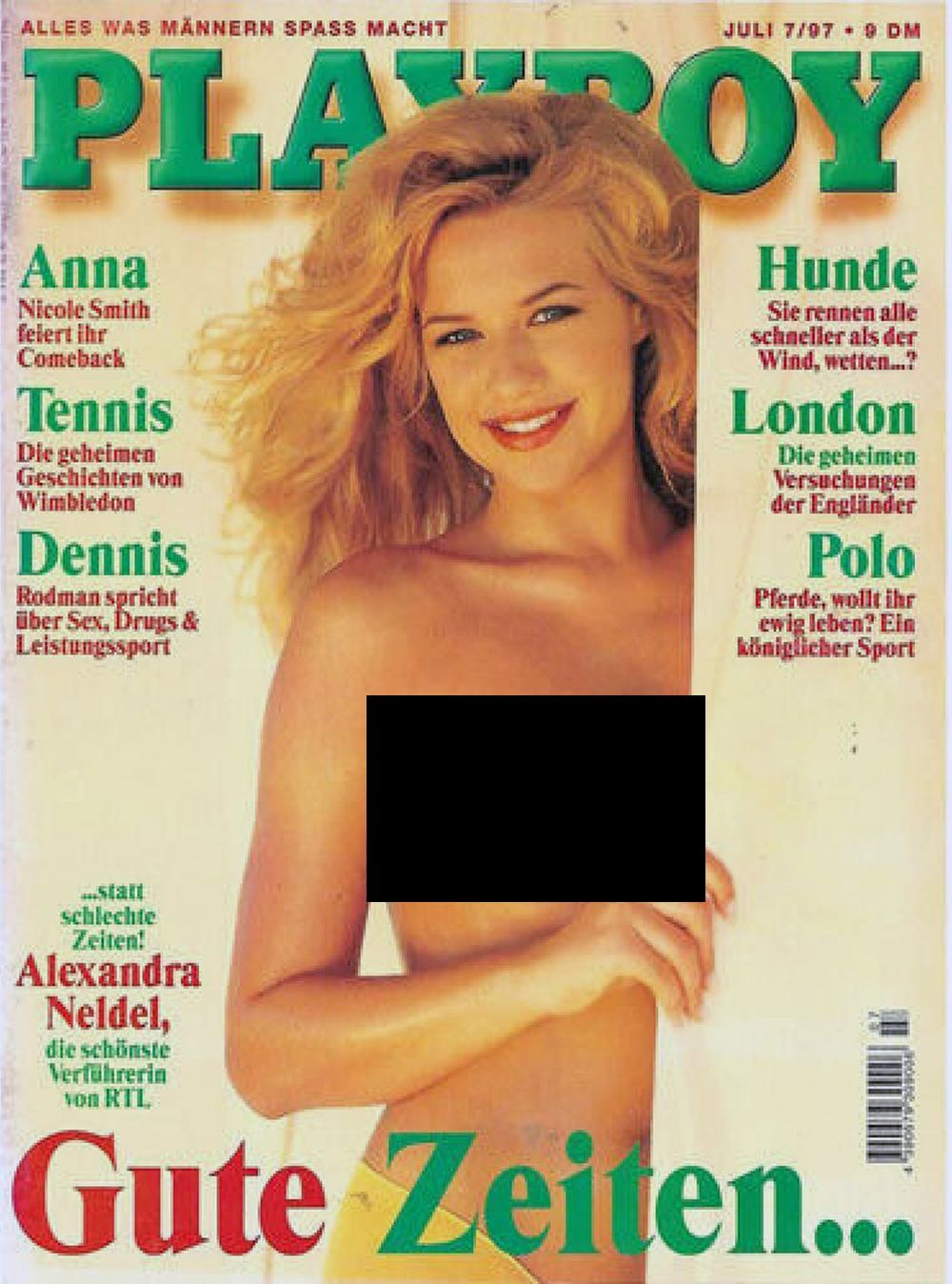 Playboy Magazin Deutschland 1997-07 Alexandra Neldel Anna Nicole Smith