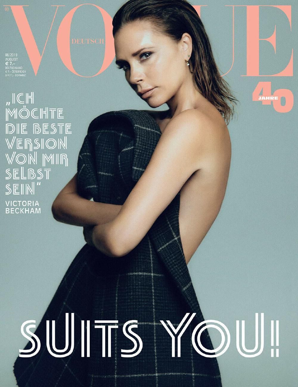 Vogue Magazin Deutschland 2019-08 Victoria Beckham