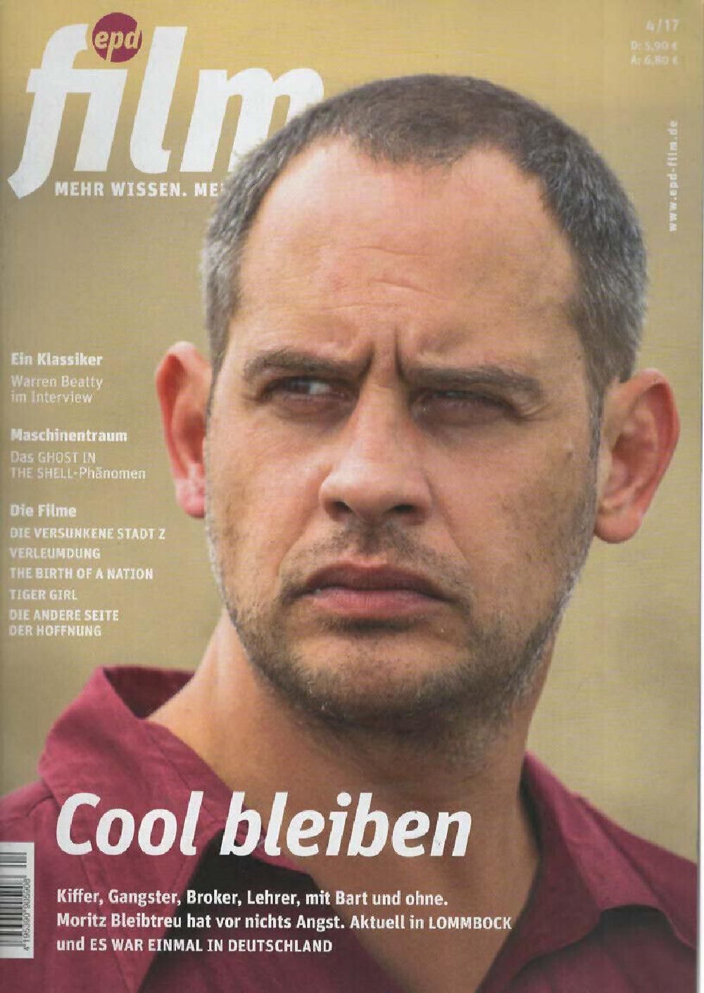 EPD Film Magazin Deutschland 2017-04 Moritz Bleibtreu Warren Beatty