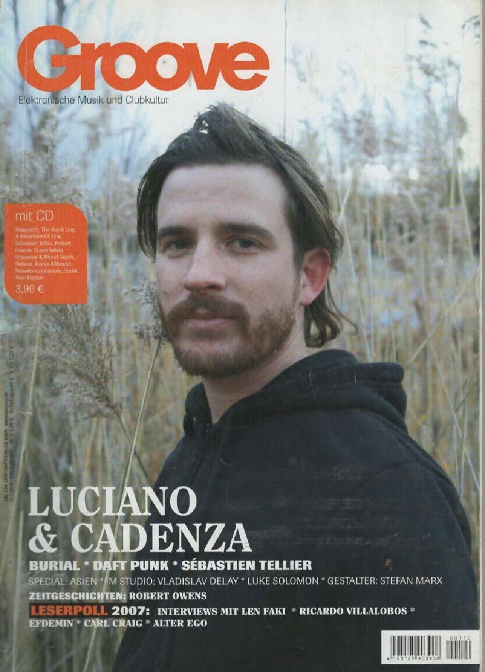 Groove Magazin Deutschland 2008 #110 Luciano Cadenza Burial Daft Punk Tellier
