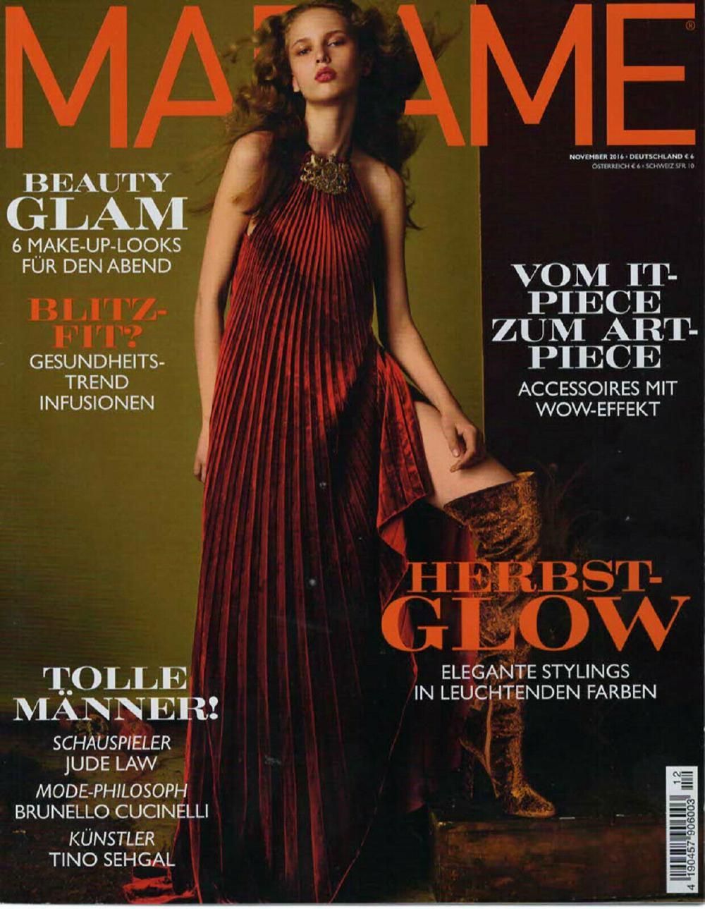 Madame Magazin Deutschland 2016-11 Arina Lush