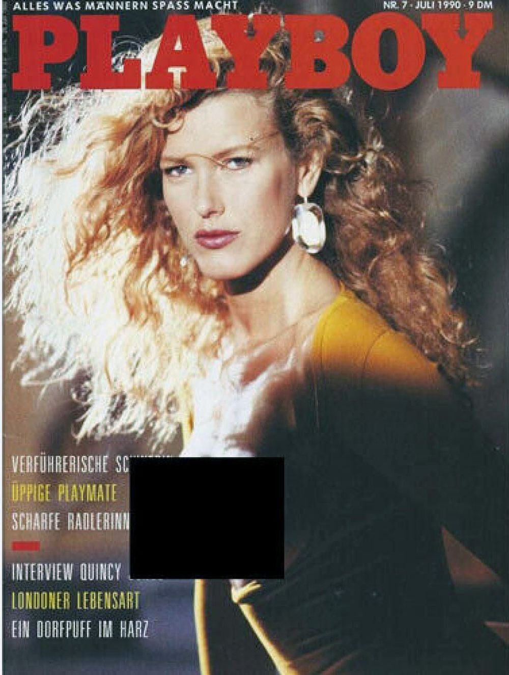 Playboy Magazin Deutschland 1990-07 Carrie Nygren Quincy Jones