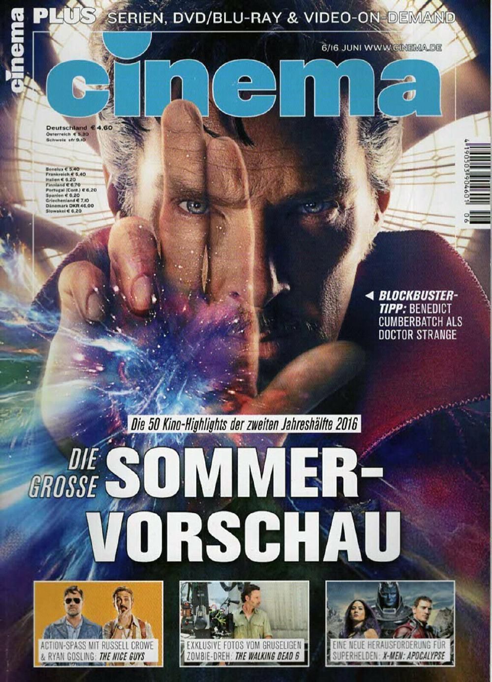 Cinema Magazin Deutschland 2016-06 Benedict Cumberbatch
