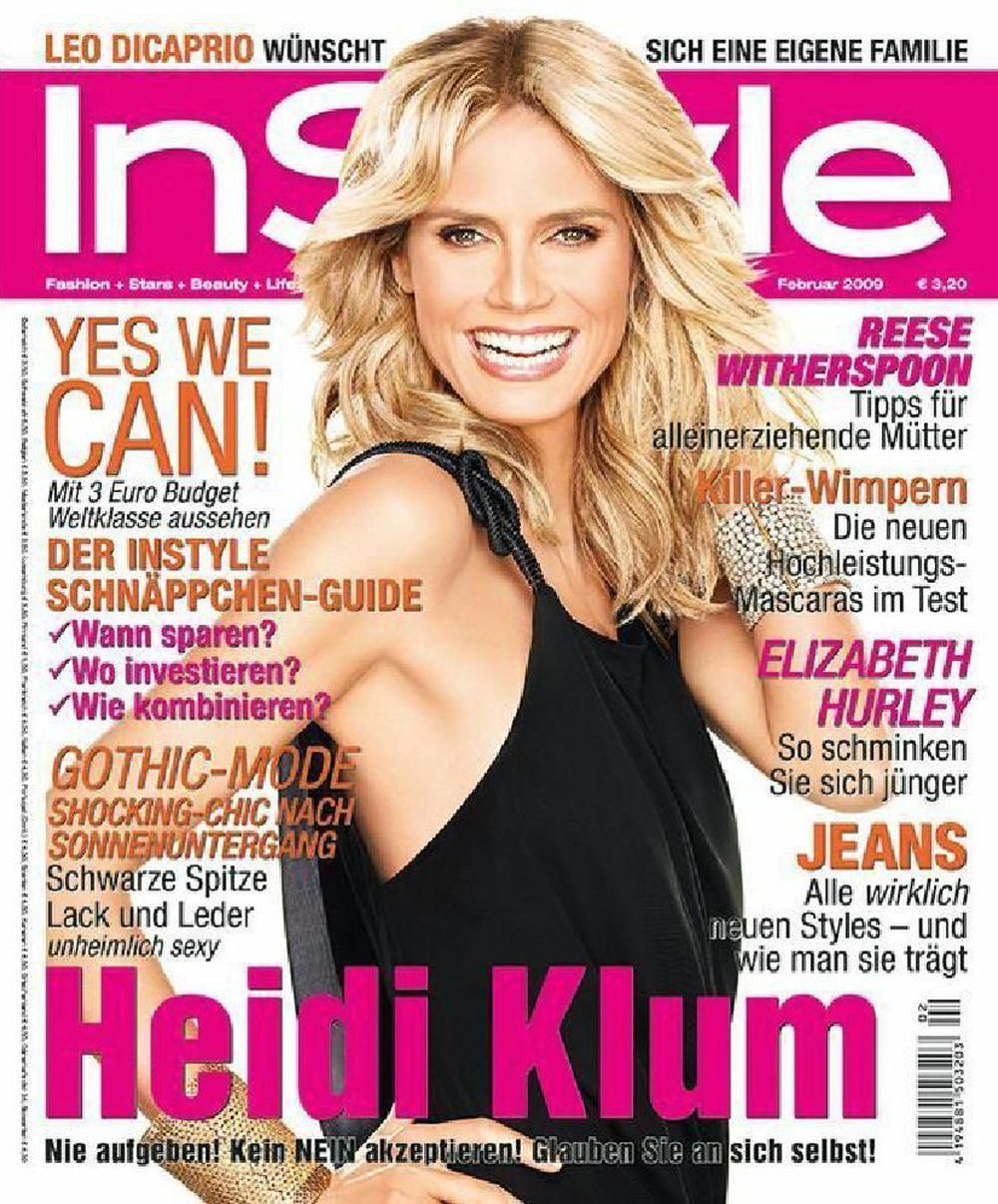 InStyle Magazin Deutschland 2009-02 Heidi Klum