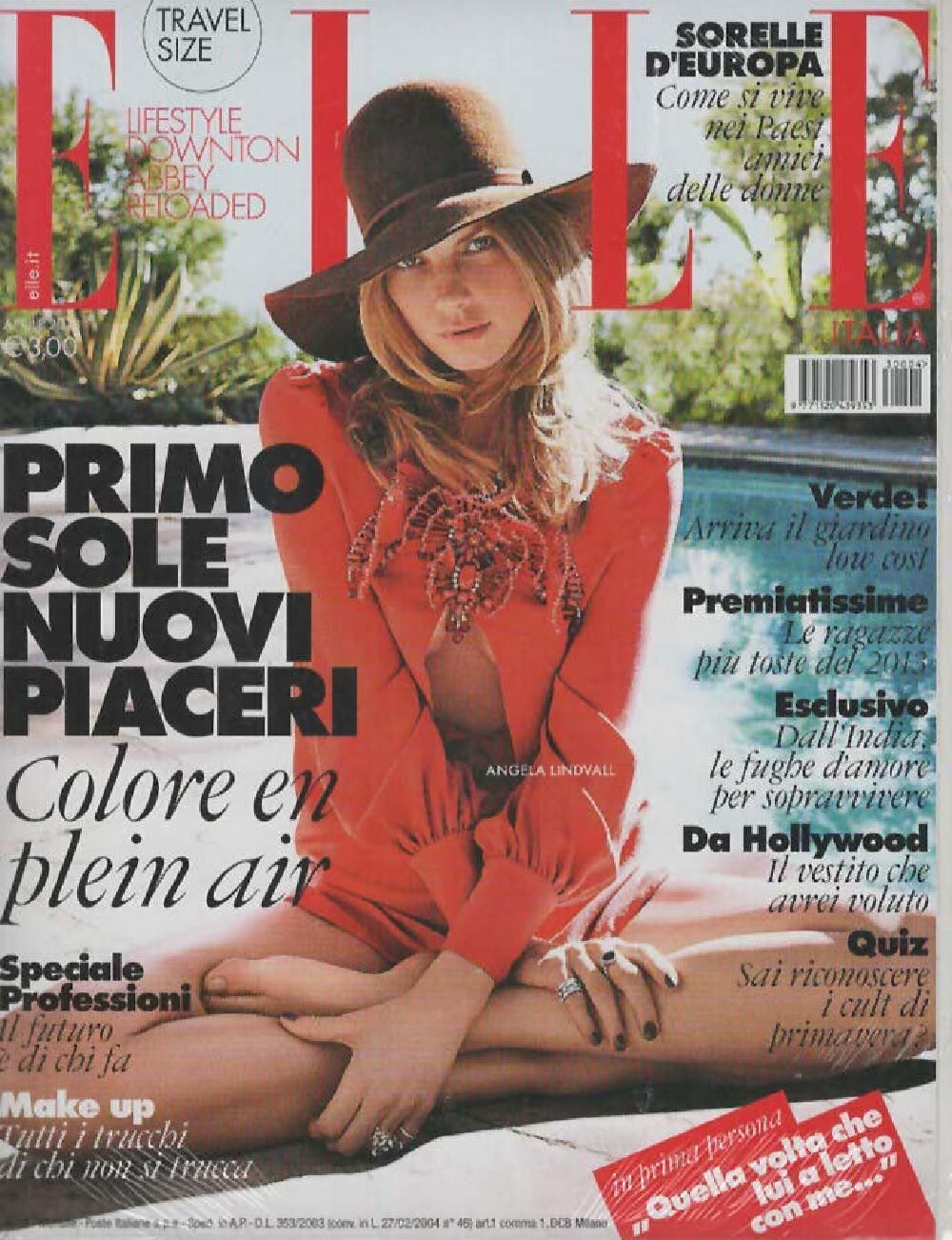 Elle Magazin Italien 2013-04 Angela Lindvall