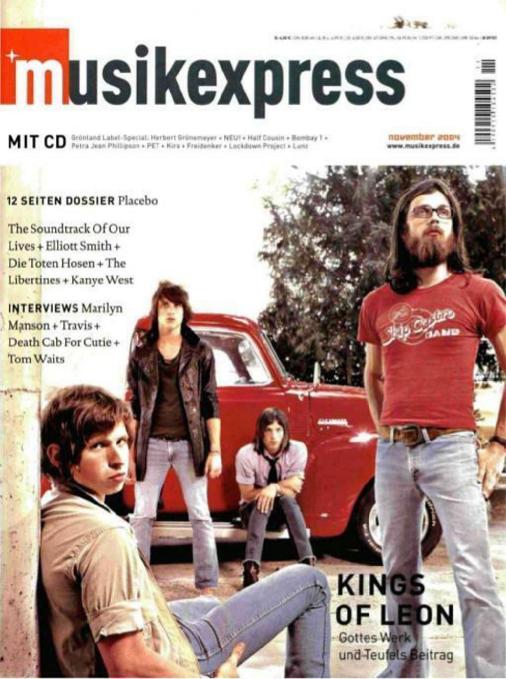 Musikexpress Magazin Deutschland 2004-11 Kings Of Leon Marilyn Manson