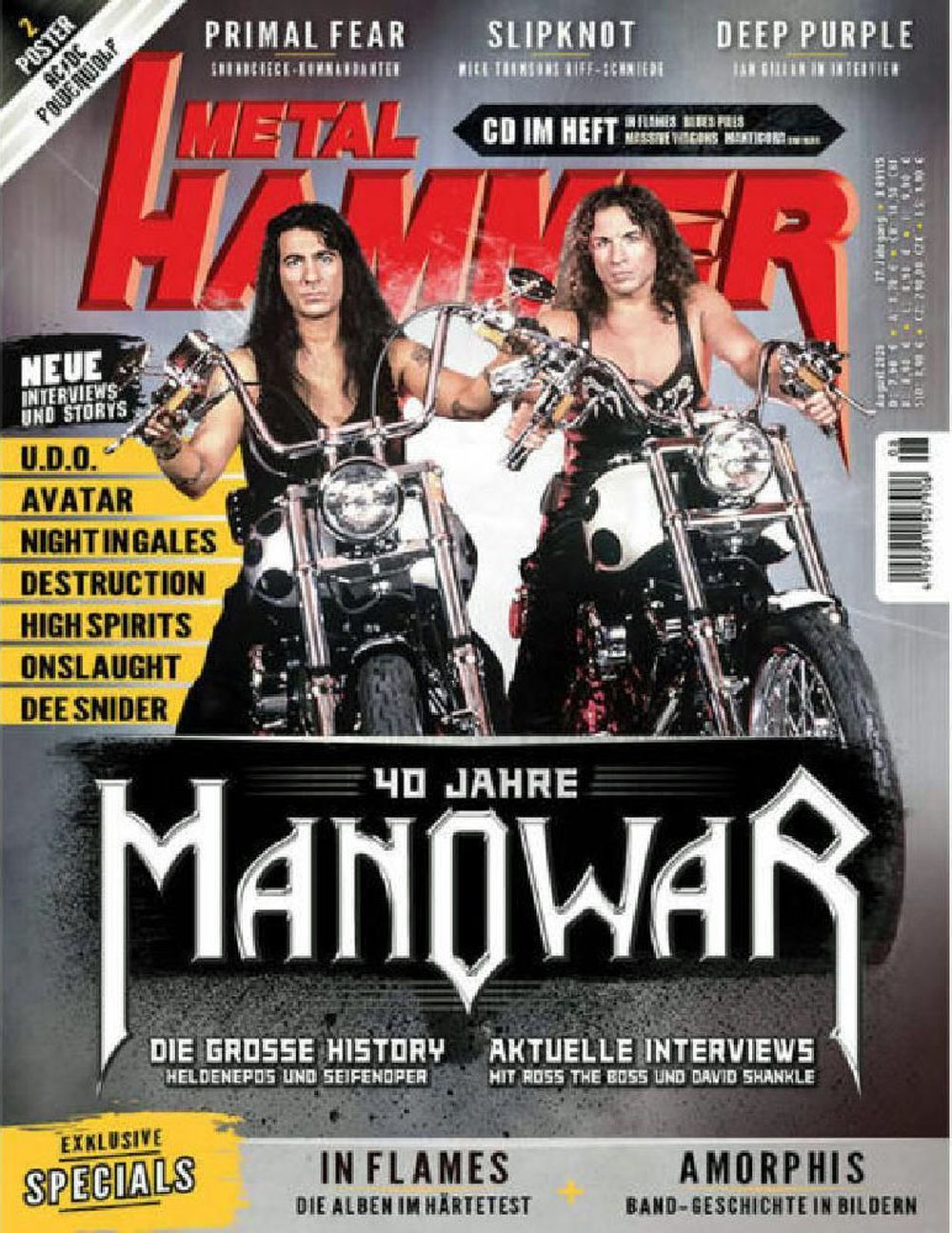 Metal Hammer Magazin Deutschland 2020-08 Manowar