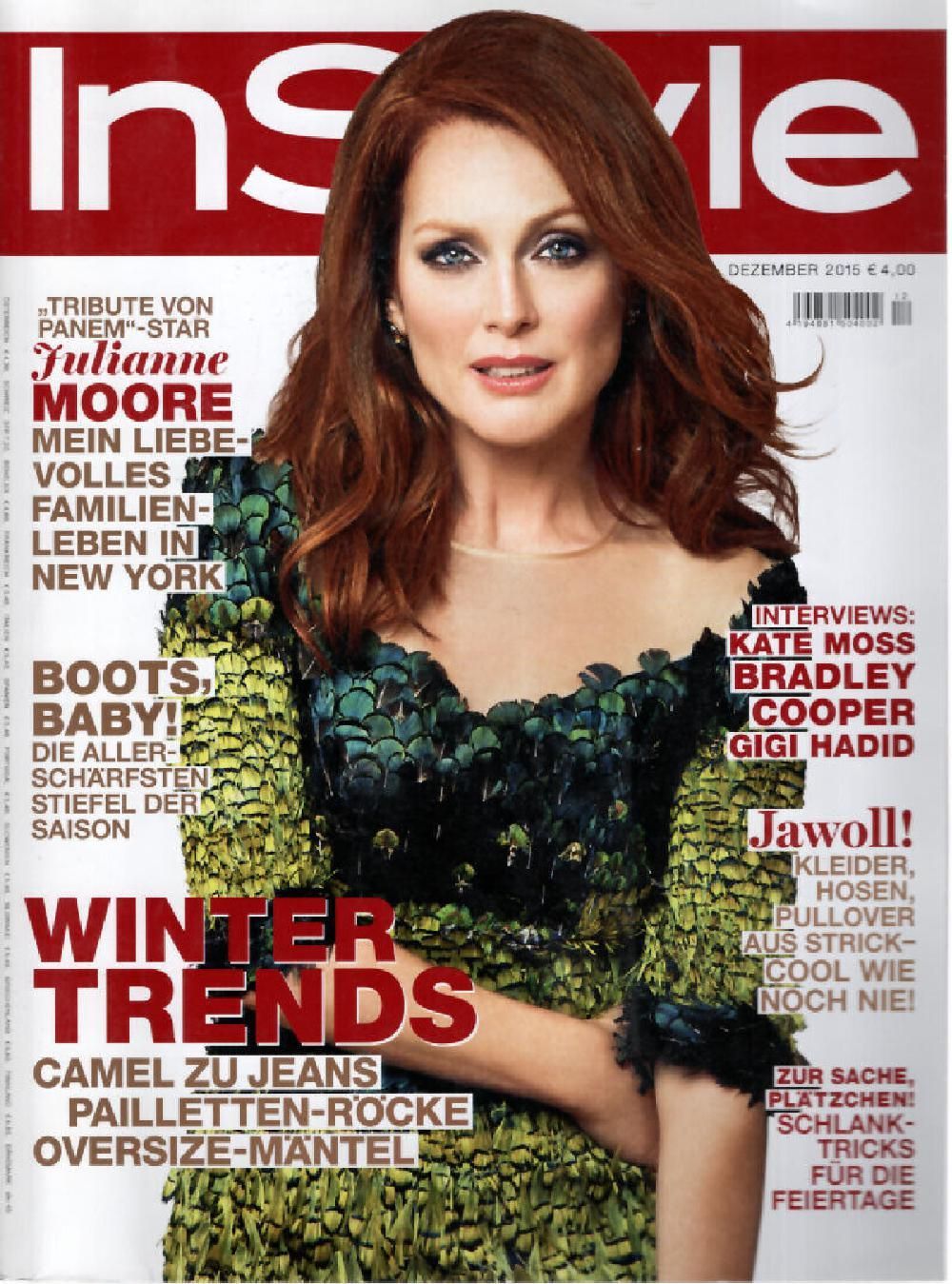 InStyle Magazin Deutschland 2015-12 Julianne Moore