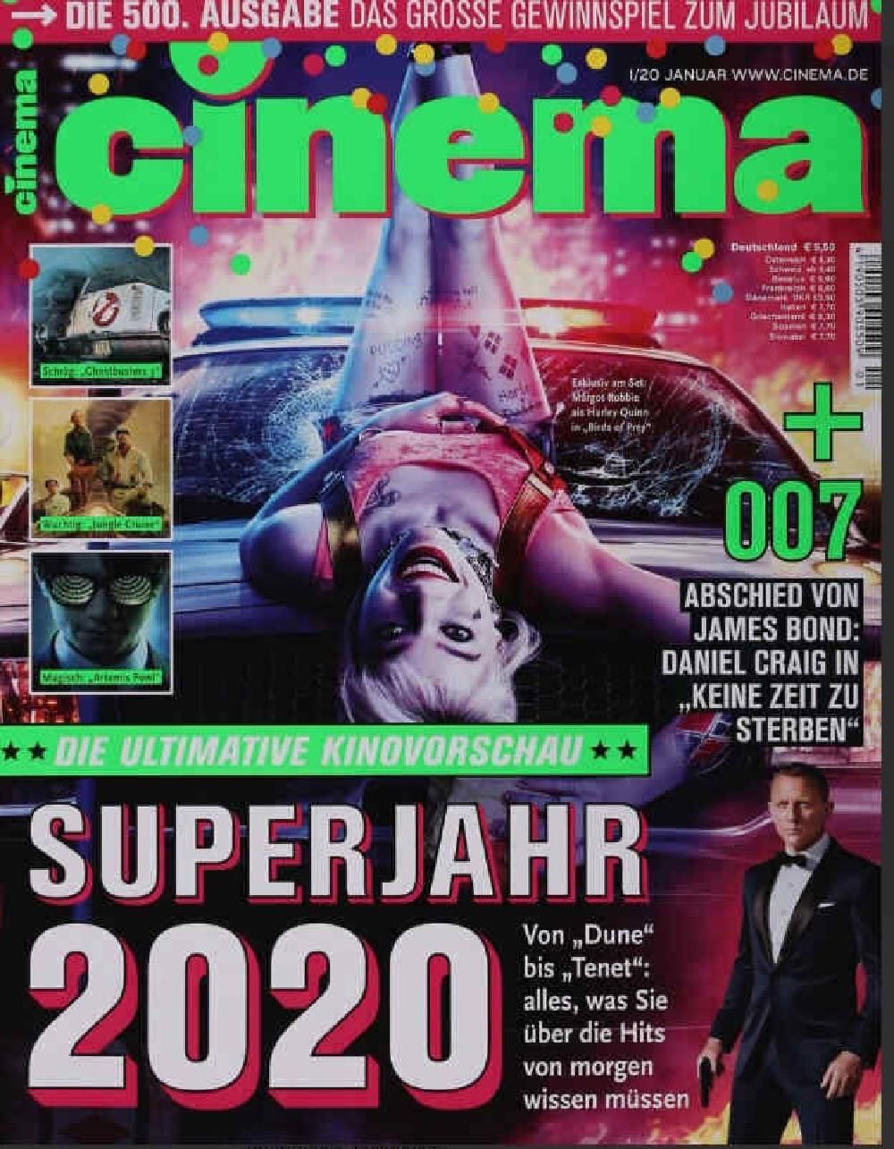 Cinema Magazin Deutschland 2020-01 Margot Robbie Daniel Craig
