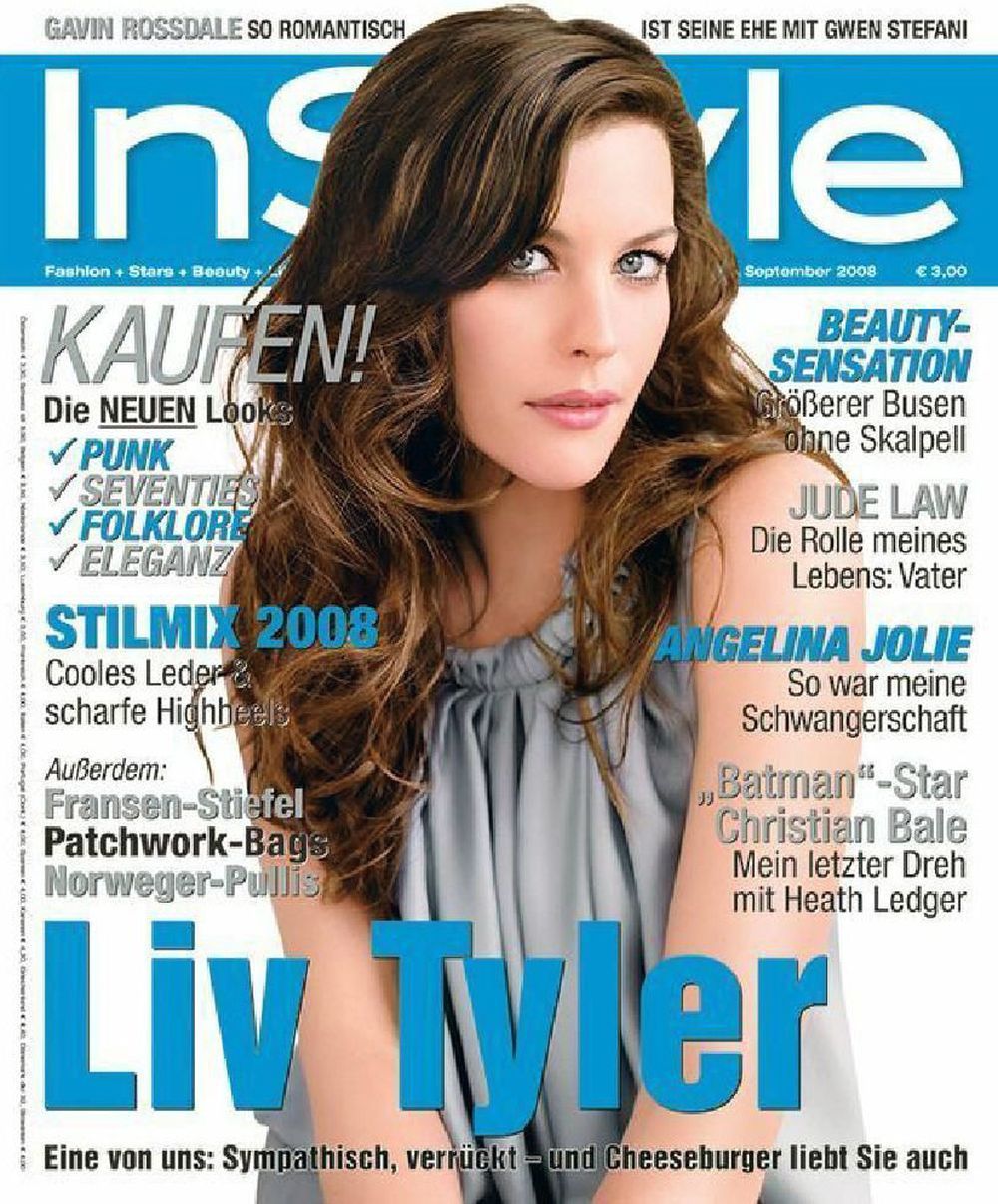 InStyle Magazin Deutschland 2008-09 Liv Tyler