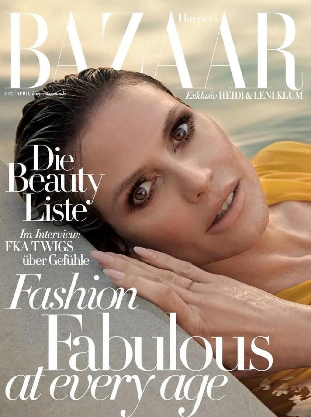 Harpers Bazaar Magazin Deutschland 2022-04 Heidi Klum