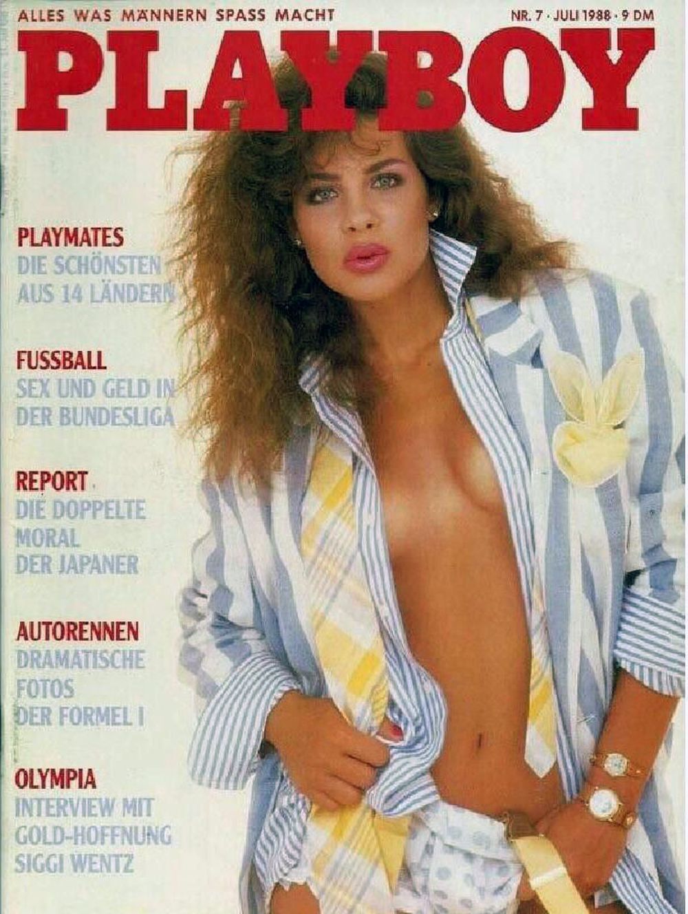 Playboy Magazin Deutschland 1988-07 Teri Weigel Unknown Cover Model