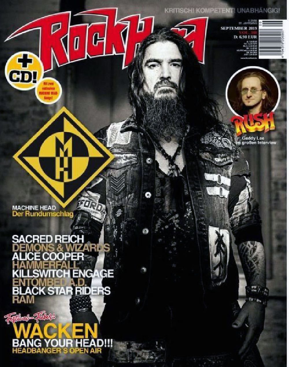 Rock Hard Magazin Deutschland 2019 #388 Machine Head