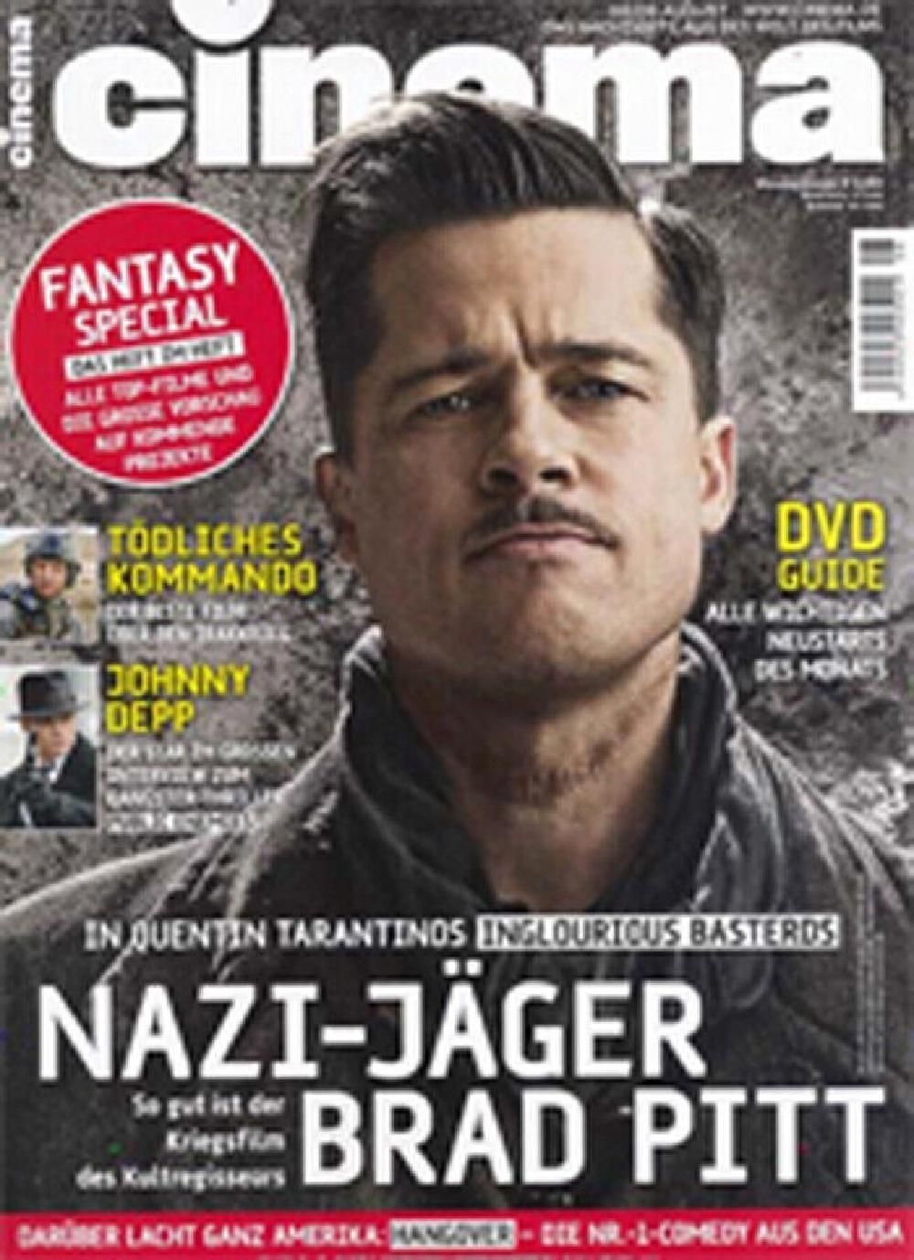 Cinema Magazin Deutschland 2009-08 Brad Pitt Johnny Depp