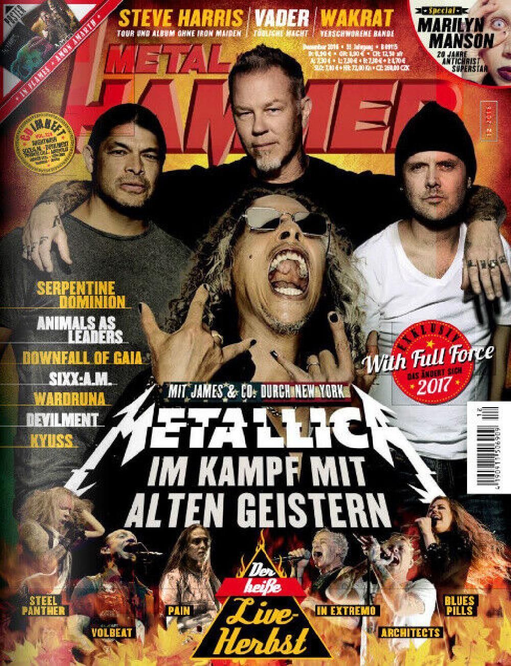 Metal Hammer Magazin Deutschland 2016-12 Metallica