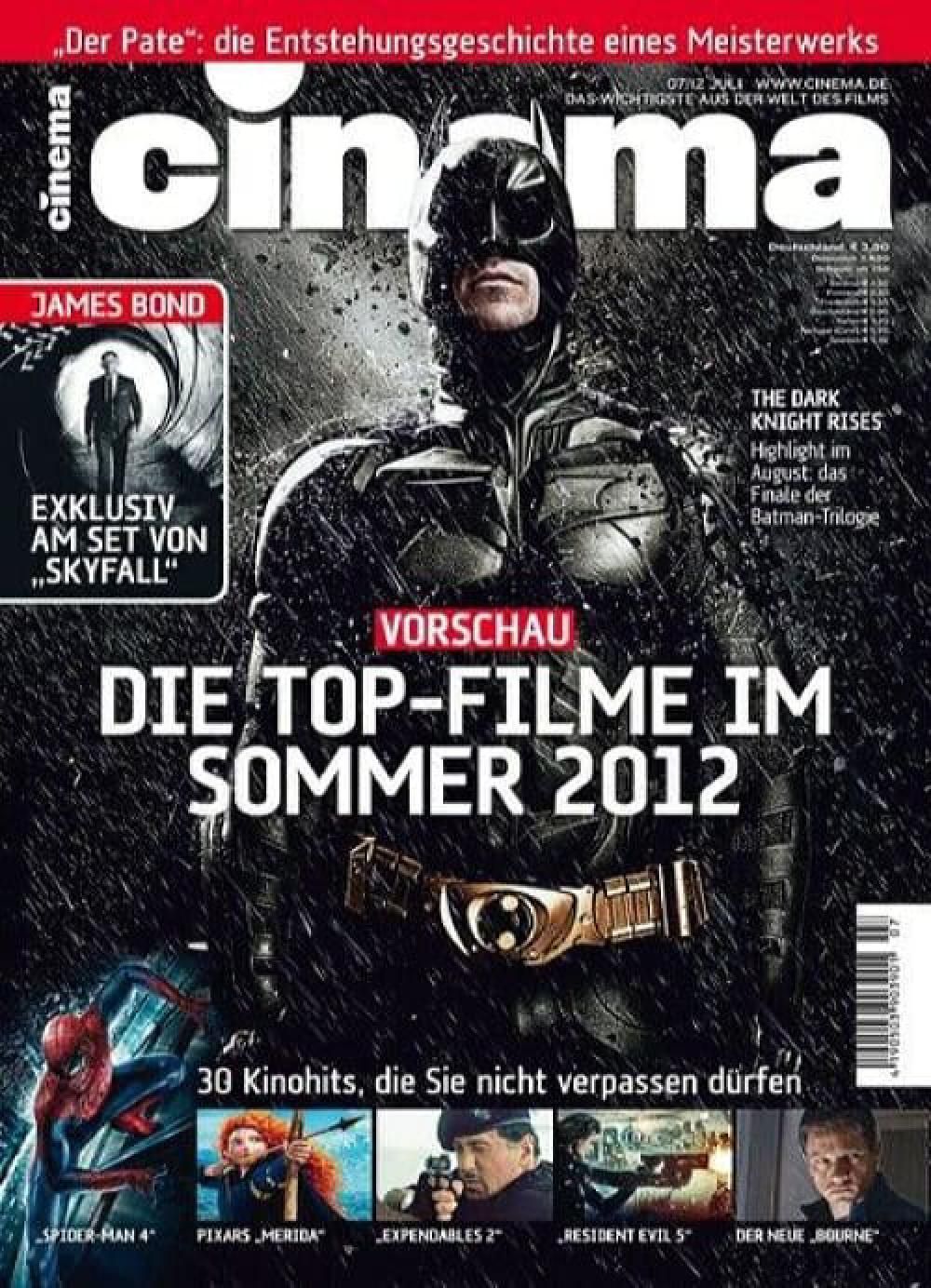 Cinema Magazin Deutschland 2012-07 The Dark Knight Rises James Bond Skyfall