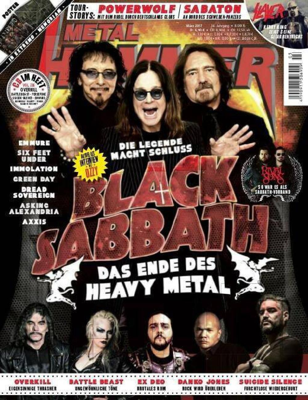 Metal Hammer Magazin Deutschland 2017-03 Black Sabbath