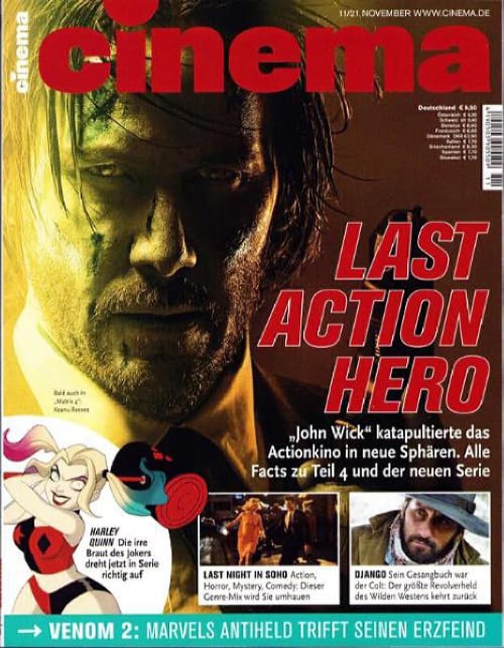 Cinema Magazin Deutschland 2021-11 Keanu Reeves