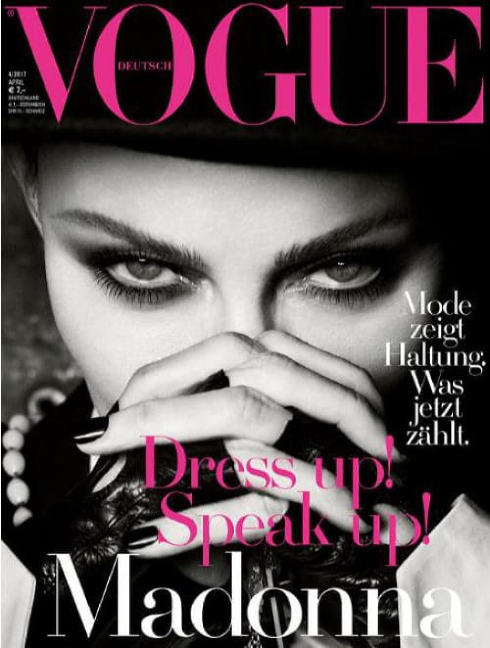 Vogue Magazin Deutschland 2017-04 Madonna 2 Cover 2