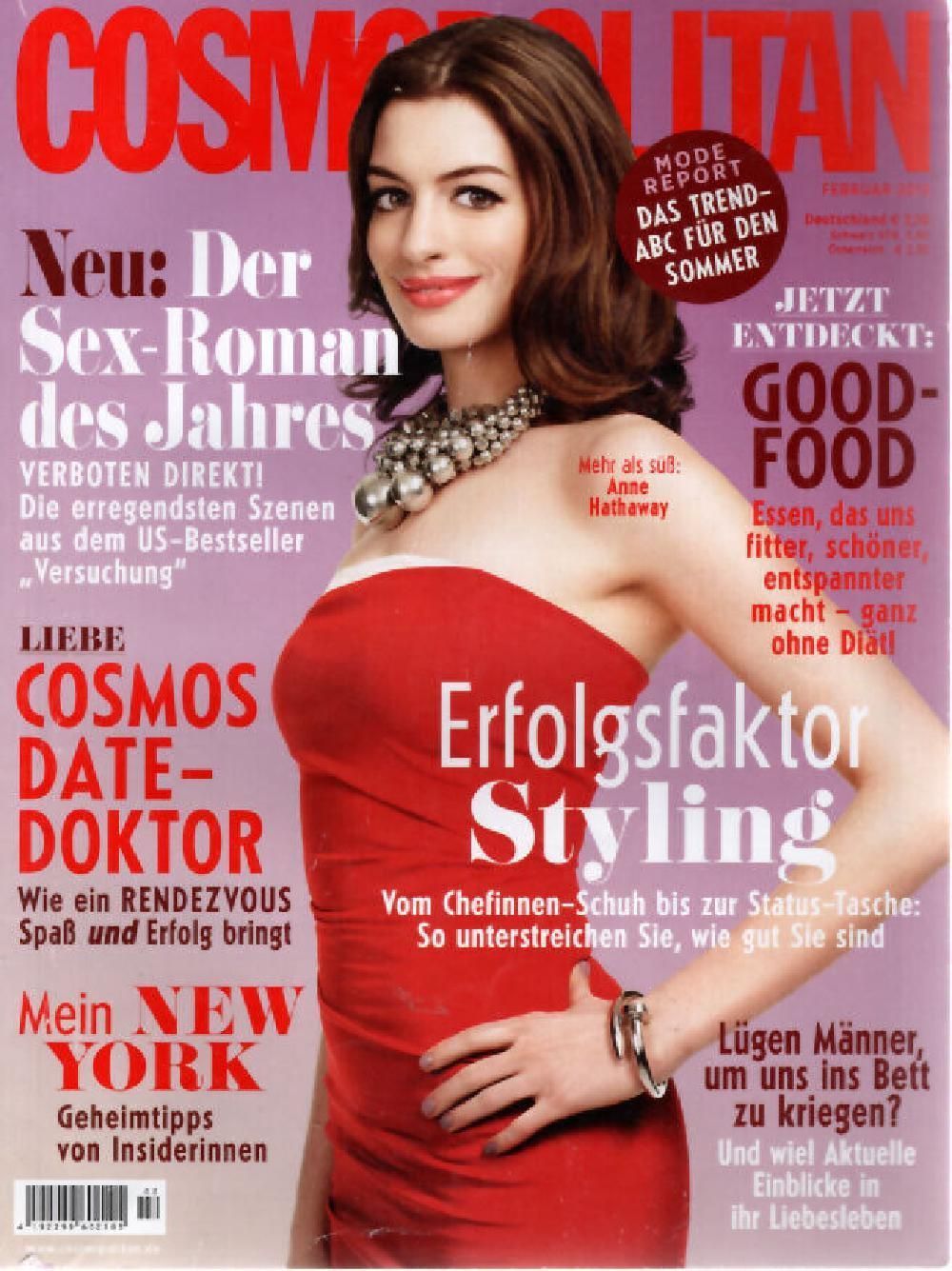 Cosmopolitan Magazin Deutschland 2013-02 Anne Hathaway
